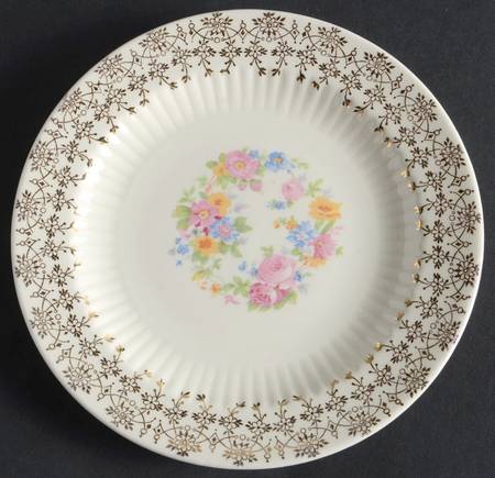 May Wreath Bread & Butter Plate
