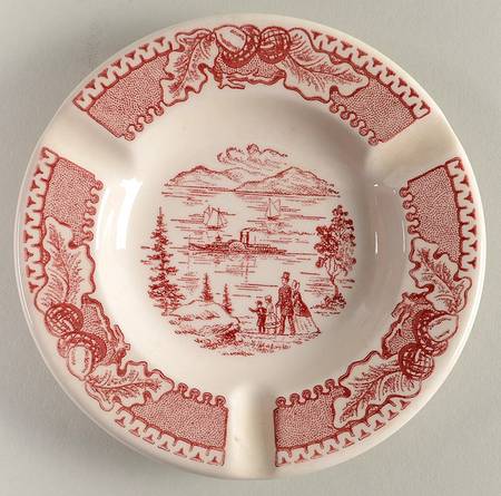 Memory Lane Pink Small Ashtray