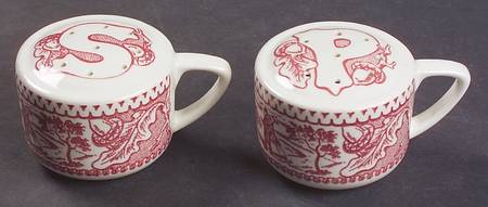 Memory Lane Pink Salt & Pepper Set