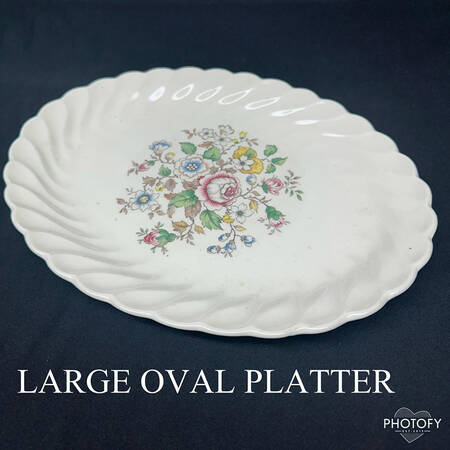 Nola 14" Oval Serving Platter