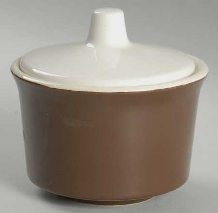 Nutmeg Sugar Bowl & Lid