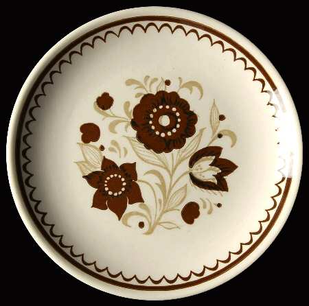Nutmeg Bread & Butter Plate