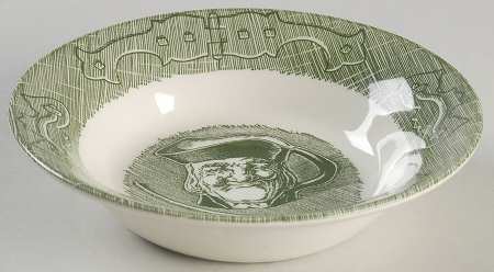 The Old Curiosity Shop (Green) Fruit/Dessert (Sauce) Bowl