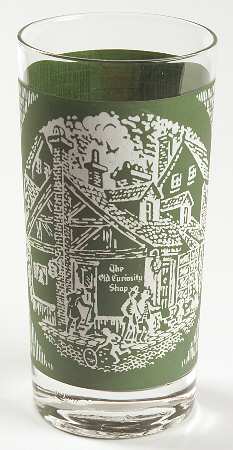 The Old Curiosity Shop (Green) 12 Oz Glassware Tumbler