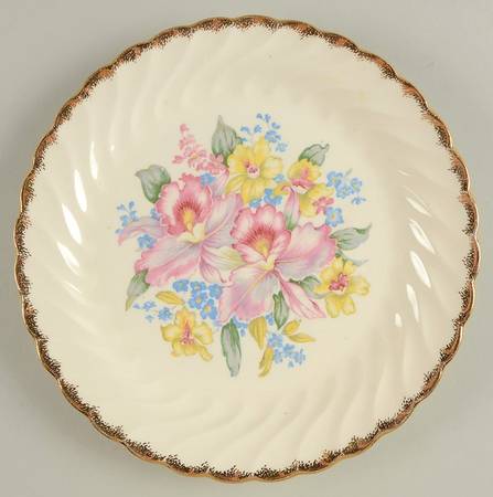 Orchids N Love Luncheon Plate