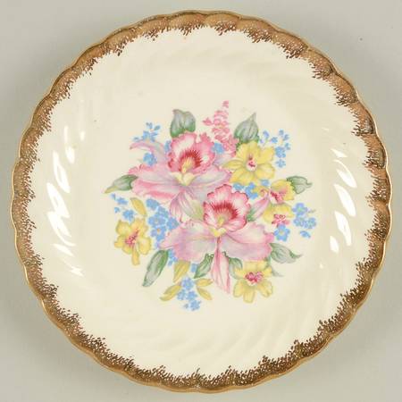 Orchids N Love Bread & Butter Plate