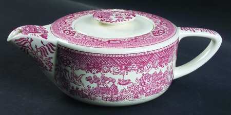 Pink Willow Teapot & Lid
