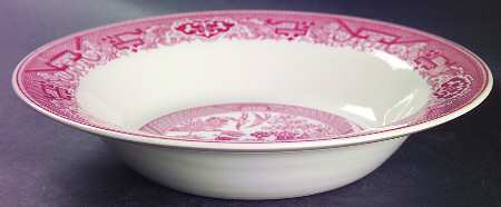 Pink Willow 9" Round Vegetable Bowl