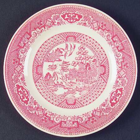 Pink Willow Bread & Butter Plate