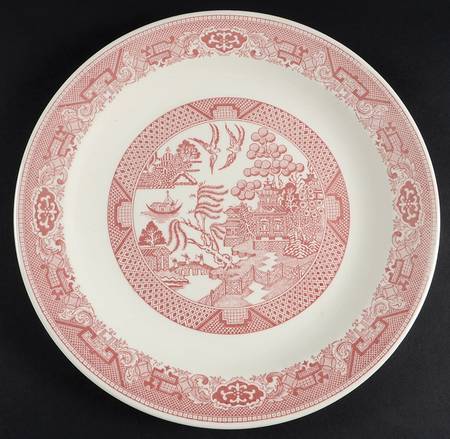 Pink Willow 12" Chop Plate (Round Platter)