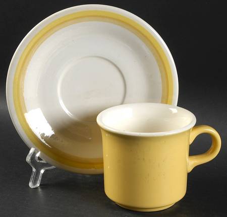 Queens Lace Flat Cup & Saucer Set