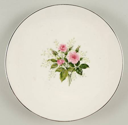 Queen's Rose Bread & Butter Plate
