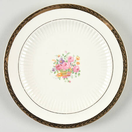Royal Etch Gold Salad Plate