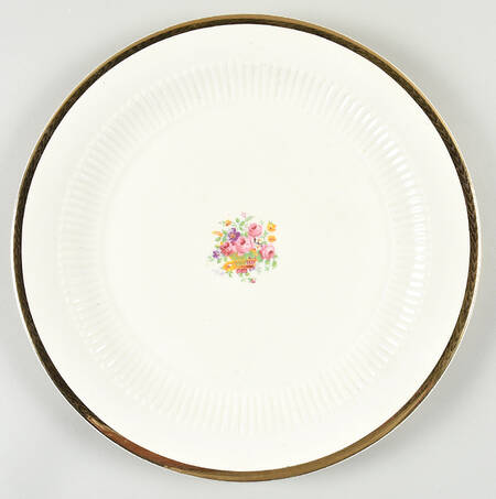 Royal Etch Gold 12" Chop Plate (Round Platter)
