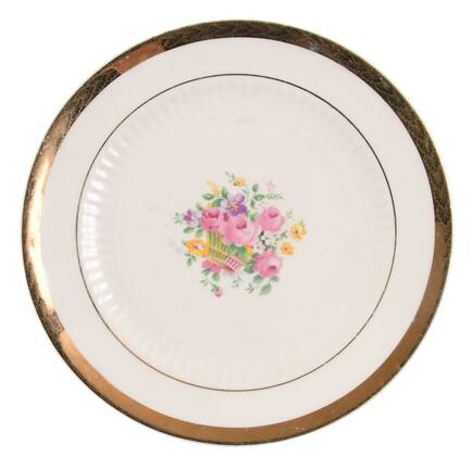 Royal Etch Gold Bread & Butter Plate