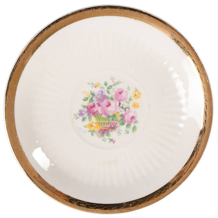 Royal Etch Gold Saucer