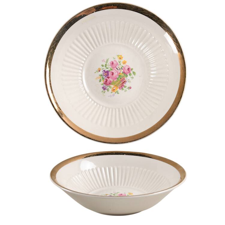 Royal Etch Gold Coupe Cereal Bowl