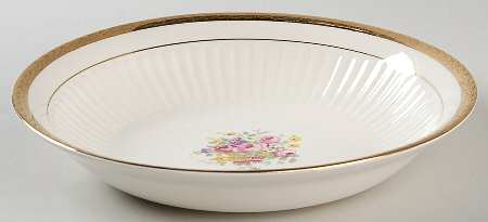 Royal Etch Gold Coupe Soup Bowl