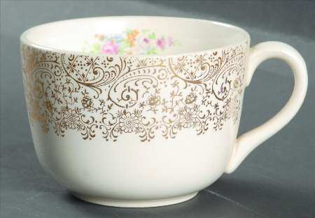 Rose Glory Flat Cup & Saucer Set