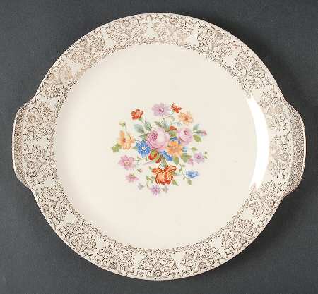 Royal Heirloom Handled Cake Plate