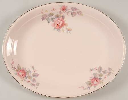 Rose Marie 15" Oval Serving Platter