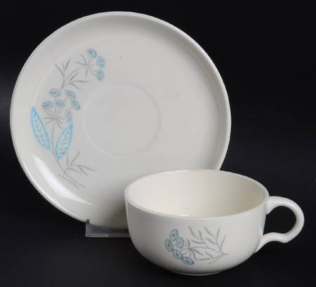 Royal Maytime Flat Cup & Saucer Set