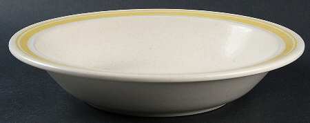 Rondo-P Yellow 9" Round Vegetable Bowl