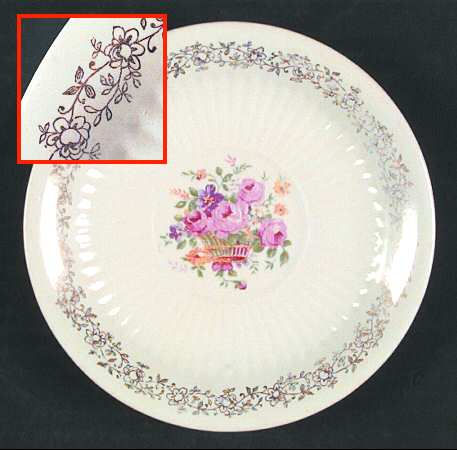 Rosebasket Saucer