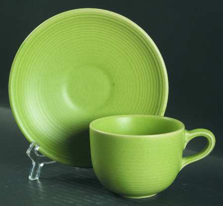 Royal Stone Flat Cup & Saucer Set