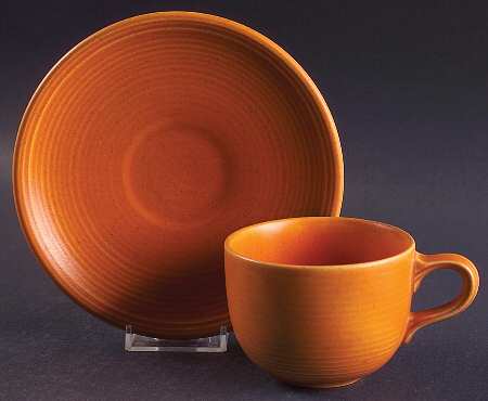 Royal Stone Flat Cup & Saucer Set