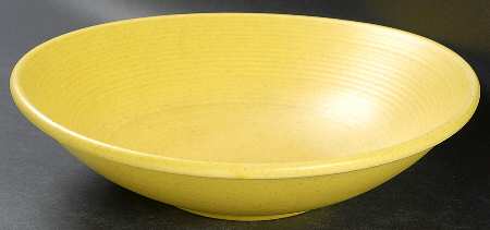 Royal Stone Yellow 9" Round Vegetable Bowl