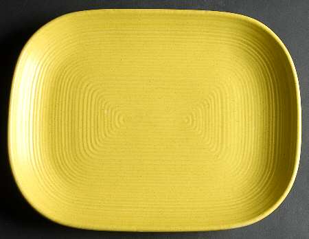 Royal Stone Yellow 13" Oval Serving Platter