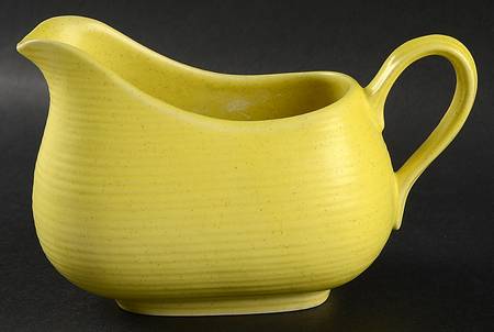 Royal Stone Yellow Gravy Boat