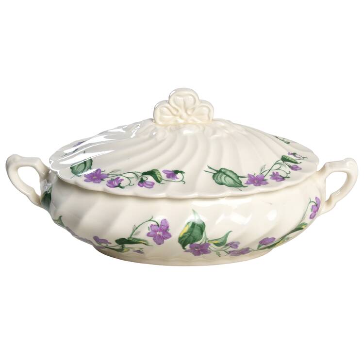 Royal Violet Oval Covered Vegetable