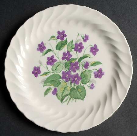 Royal Violet Salad Plate