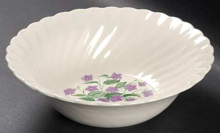 Royal Violet 8" Round Vegetable Bowl