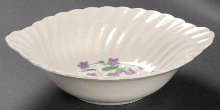 Royal Violet Lugged Cereal Bowl