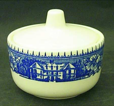 Pilgrim (Navy Blue) Sugar Bowl & Lid