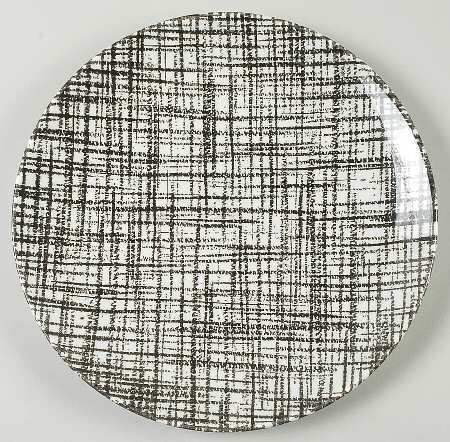 Tweed (Brown Woven) Dinner Plate