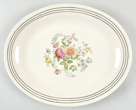 Lady Ann 13" Oval Serving Platter
