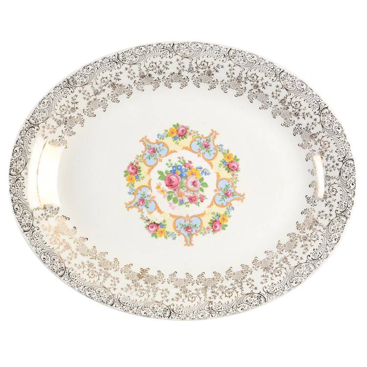 Santa Rosa 11" Oval Serving Platter by Royal (USA)