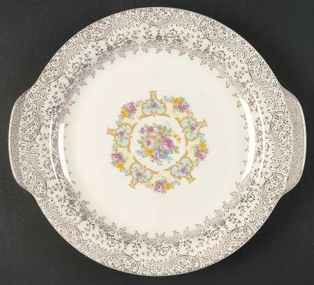 Santa Rosa Handled Cake Plate