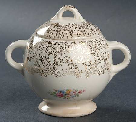 Santa Rosa Sugar Bowl & Lid