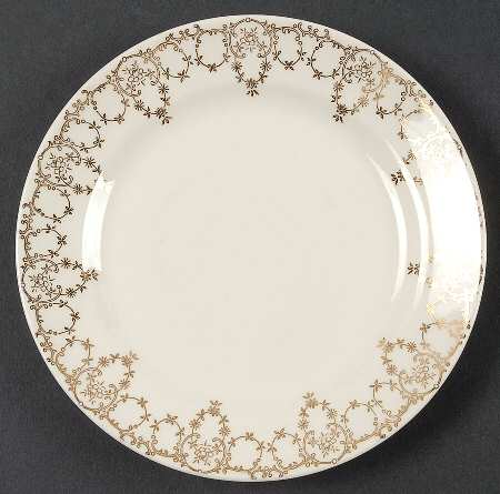 Snowflake Bread & Butter Plate