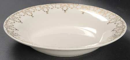 Snowflake Rim Soup Bowl
