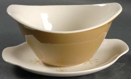 Star Glow (No Trim) Gravy Boat & Underplate/Relish