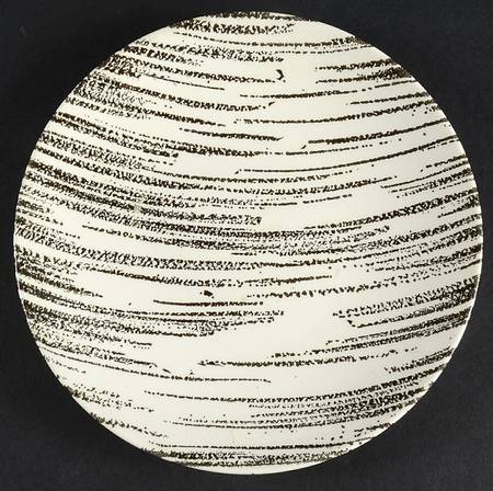 Windblown Black Salad Plate