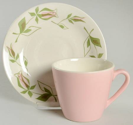 Young Love Flat Cup & Saucer Set