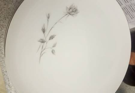 Monaco Rose Dinner Plate