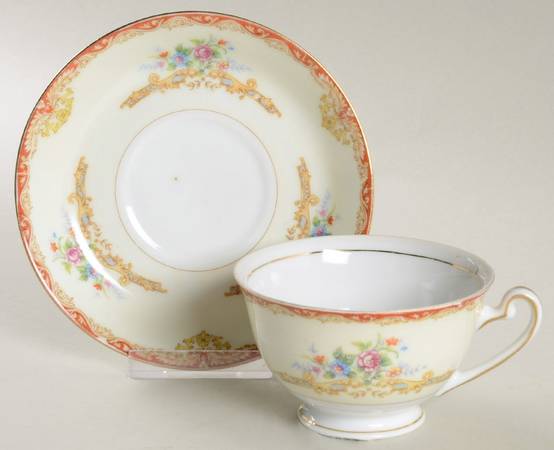 RYO1 (Japan) Footed Cup & Saucer Set